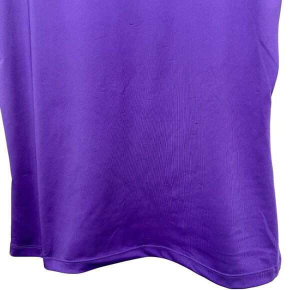 JOAN RIVERS Sequin Top Medium Purple Evening Womens Sleeveless Tank Stretch - Picture 8 of 9